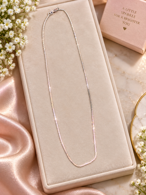 German silver plain chain