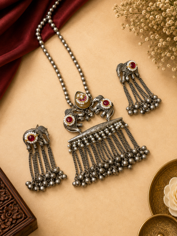 Kasturi long necklace