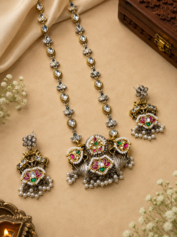 Kamal Kundan necklace