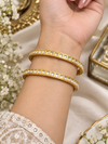 Kundan bangles size 2.8