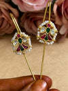 A-Kundan needle ear cuff image 0