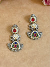 KASTI PACHI KUNDAN EARINGS image 0