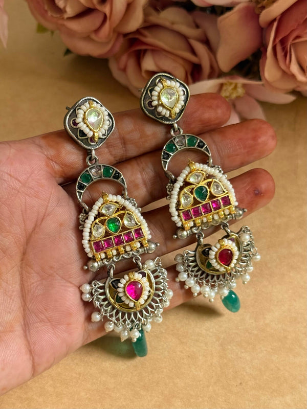 Kundan earrings image 0