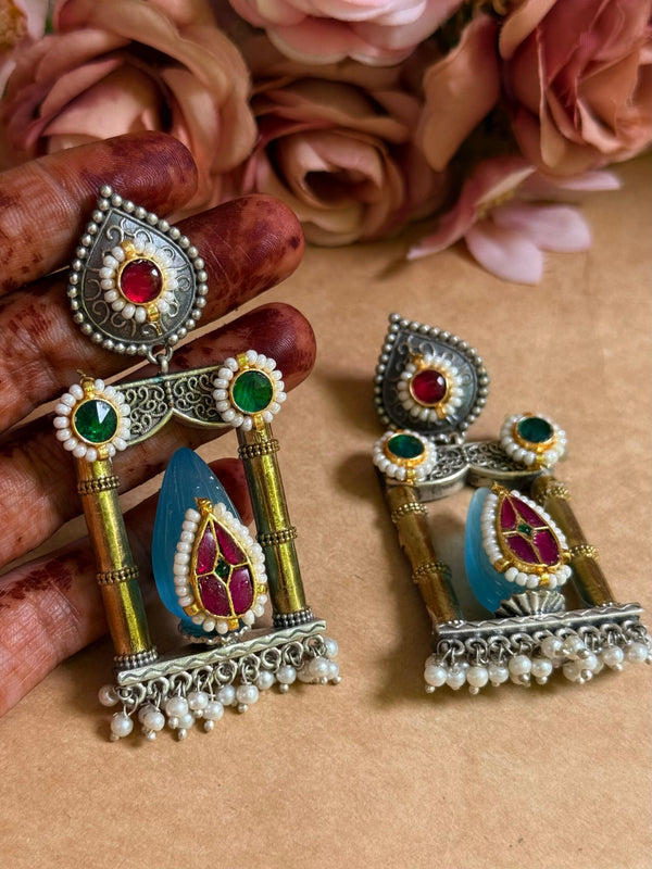 Kundan earrings image 0