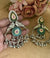 ILLUMINATE ETHNIC EMERALD STONE EARINGS image 0