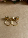 KUNDAN DOUBLE FINGER RING image 1