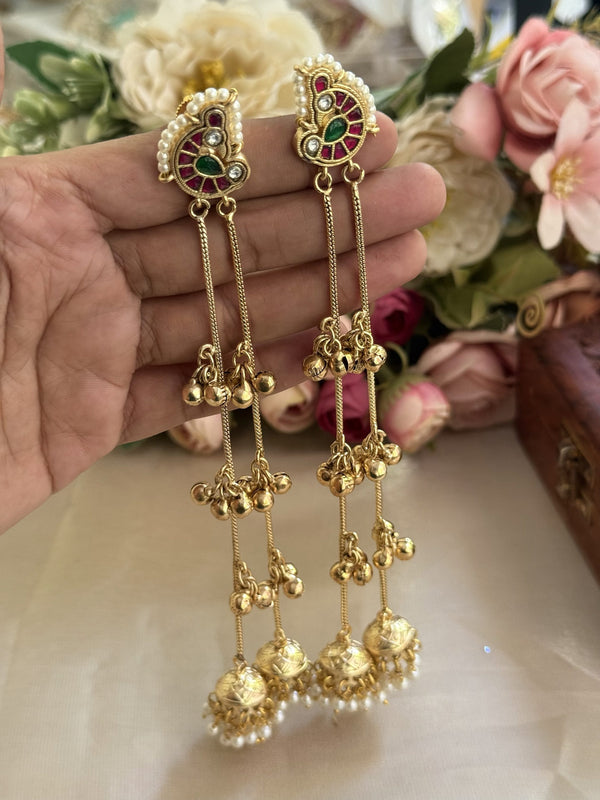 A-bird, Kashmir earrings image 0