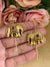 A-golden elephant niddleear cuff image 0