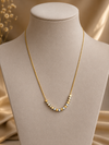 Premium goldenplated bead mala chain image 0