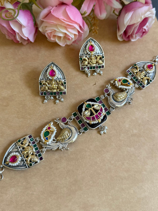PAKSHI PACHI KUNDAN CHOKER image 0