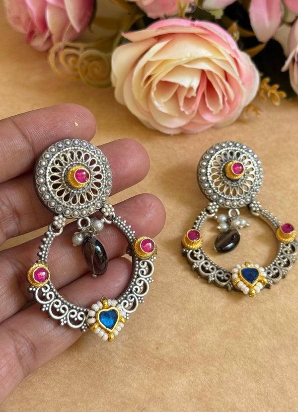 CHAYA PACHI KUNDAN EARINGS image 0