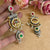 KAMAL TEJ PACHI KUNDAN EARRINGS image 0