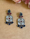 TEAL STONE EARINGS image 0