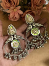 ILLUMINATE ETHNIC EMERALD STONE EARINGS image 0