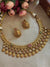 Golden brass necklace image 0