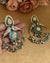 ILLUMINATE ETHNIC EMERALD STONE EARINGS image 0