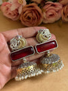 A-RUSSIAN PREMIUM STONE EARINGS image 0