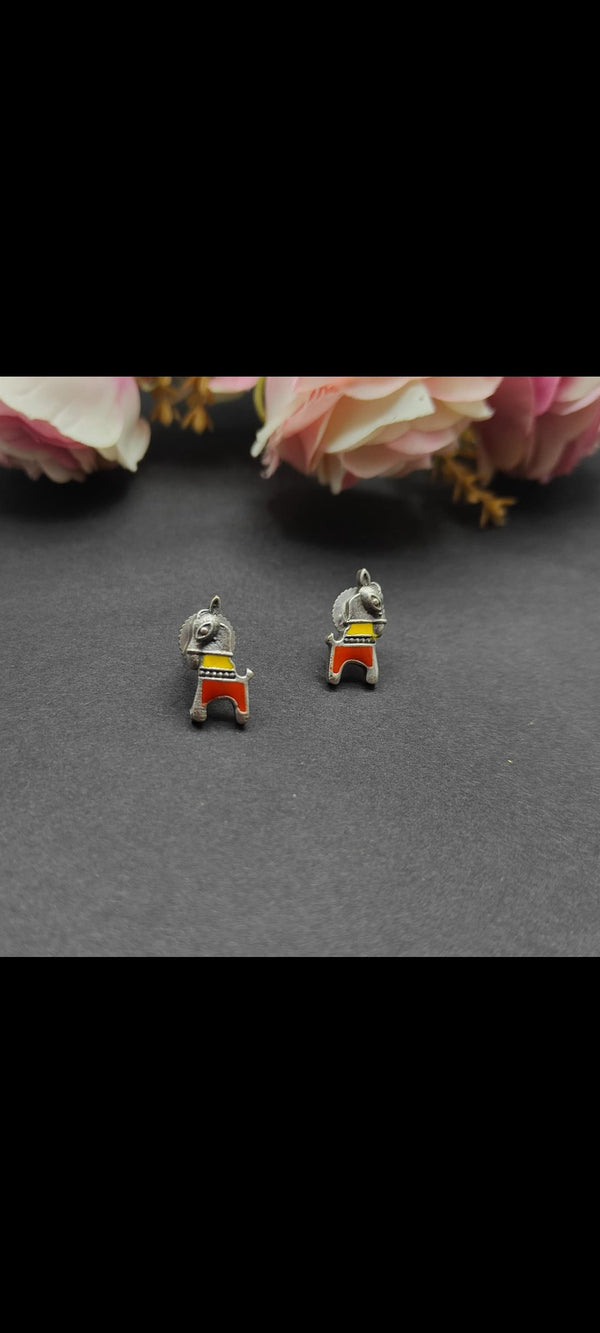 HANDPAINTED ASWA EARINGS image 1