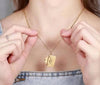 A-Love Letter Envelope Pendant Necklace Customized Stainless Steel Jewelry Confession Love You image 2