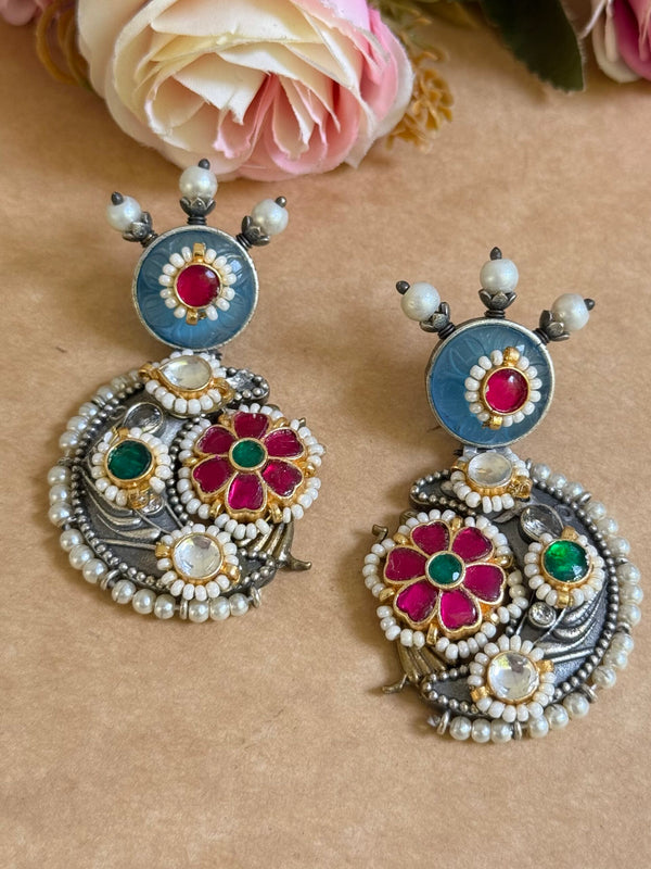 TWEETI PACHI KUNDAN EARINGS image 0