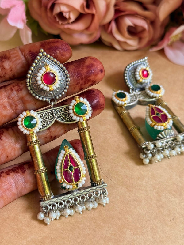 Kundan earrings image 1