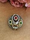NETRA PACHI KUNDAN RING image 0