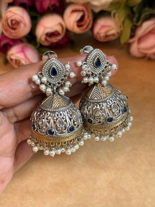 German silver jhumka image 0