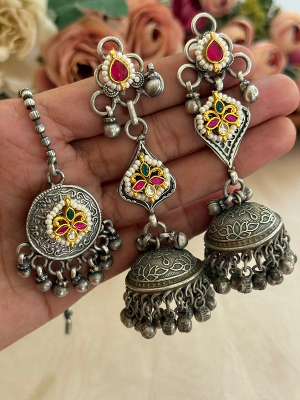 A-combo Kundan choker image 1
