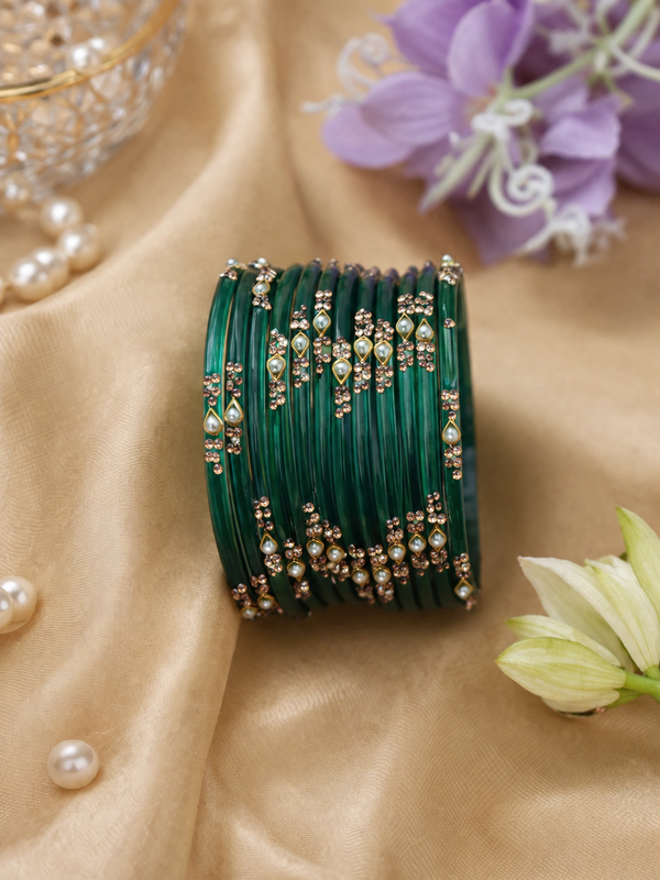 Glass bangles 12 pcs