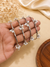 Adjustable silver bangles 4pcs