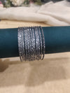 German silver bangles 12pcs size 2.6