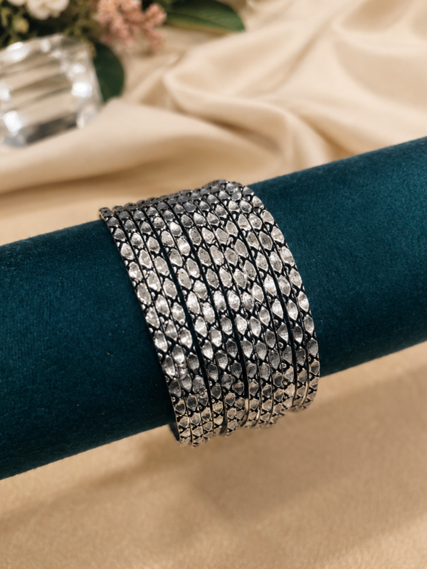 German silver bangles size 2.6 12pcs