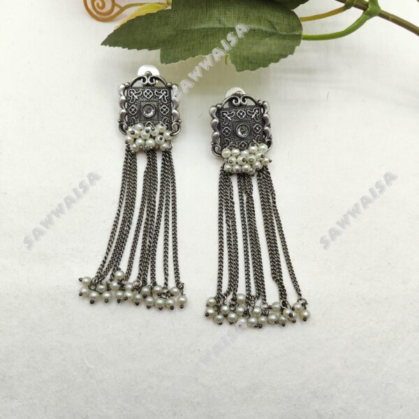 CHANDBALI MOTI EARINGS