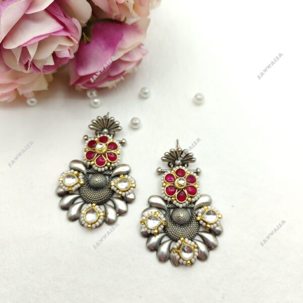 DROP KUNDAN EARINGS