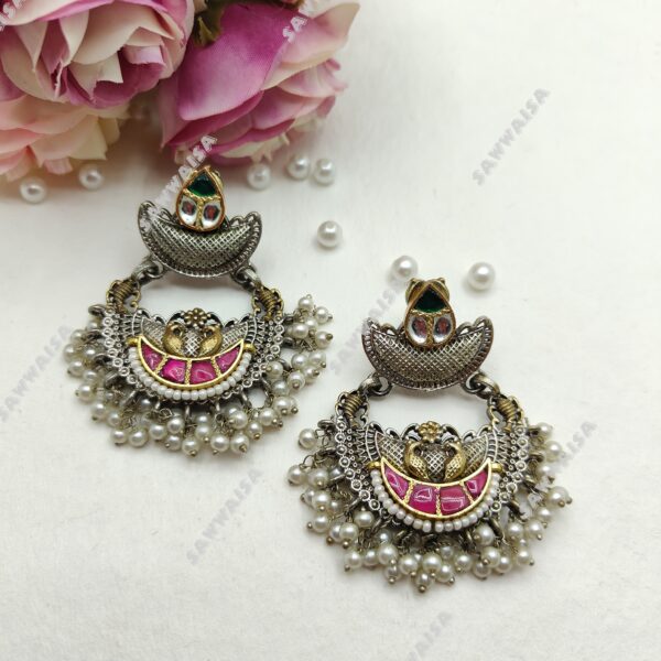 CHAND KUNDAN EARINGS