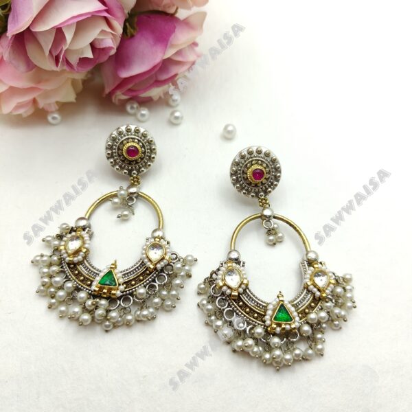 GUNGROO KUNDAN EARINGS