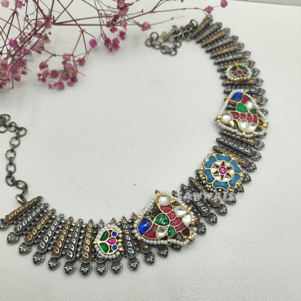 KUNDAN PAKSHI NECKLACE