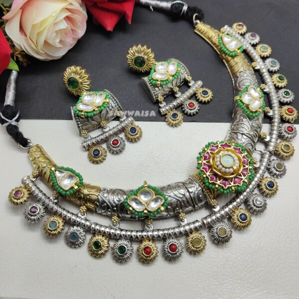 WAFA DUALTONE NECKLACE