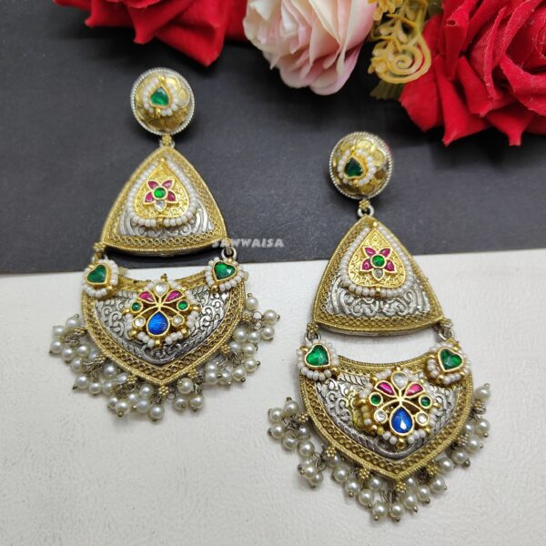 JAANISAR DUAL TONE EARINGS