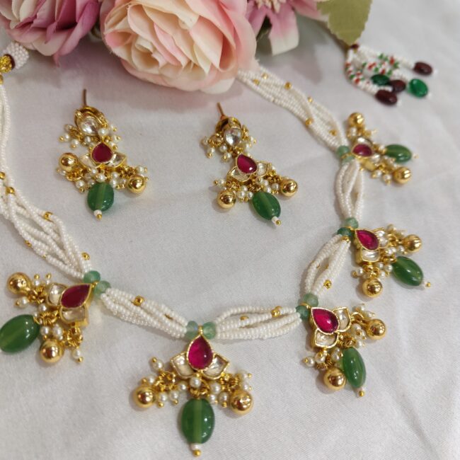 SUFIYANA MOTI NECKLACE