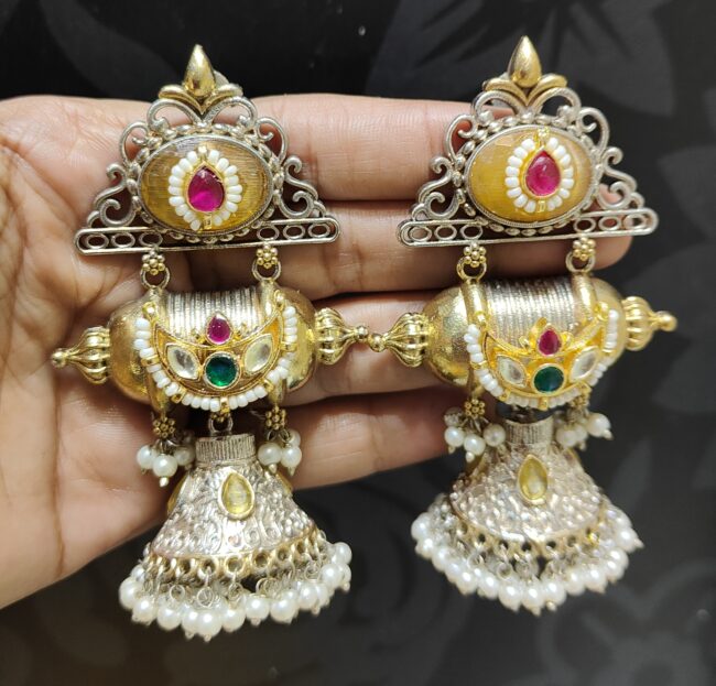 AASHIQ PACHI KUNDAN EARINGS2