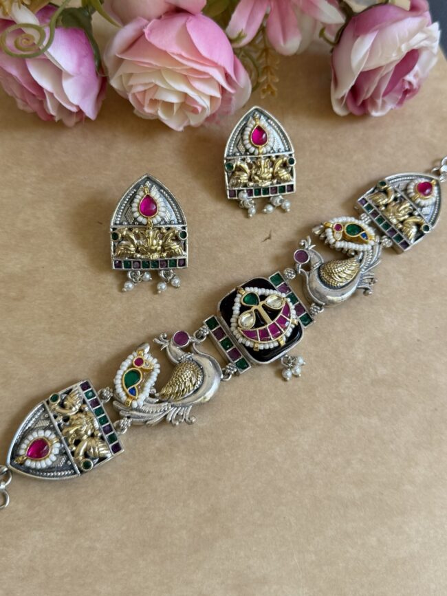 PAKSHI PACHI KUNDAN CHOKER