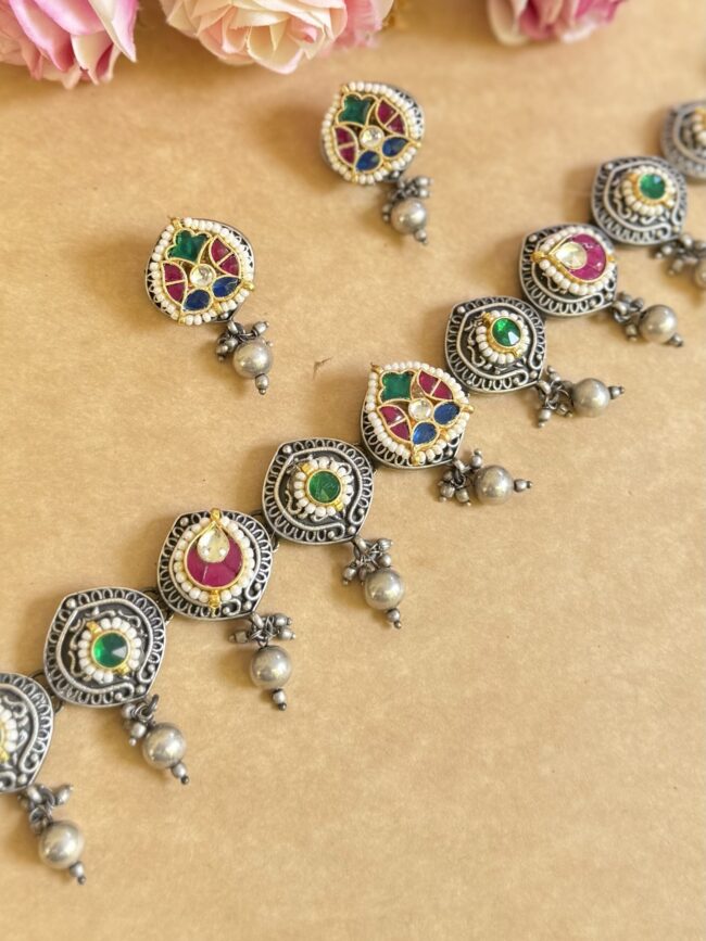 NETRA PACHI KUNDAN NECKLACE