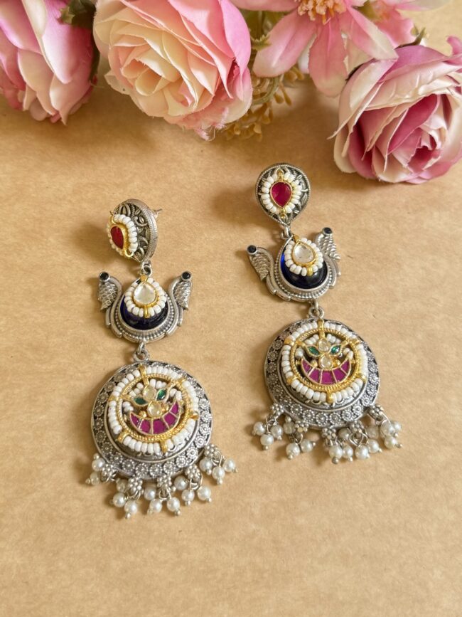 RUBARU PACHI KUNDAN EARINGS