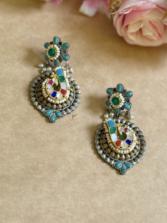 SEHAR PACHI KUNDAN EARINGS