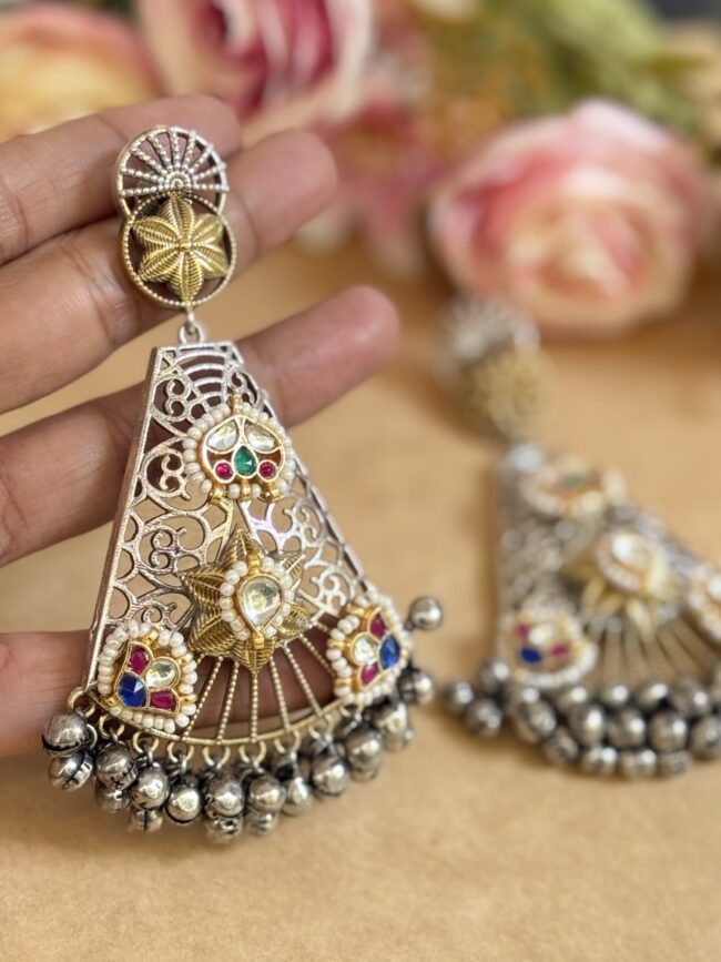 FANAH PACHI KUNDAN EARINGS