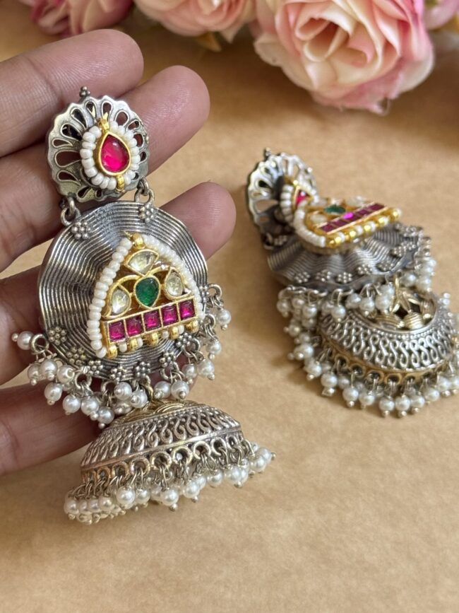 RABAA PACHI KUNDAN JHUMKAS