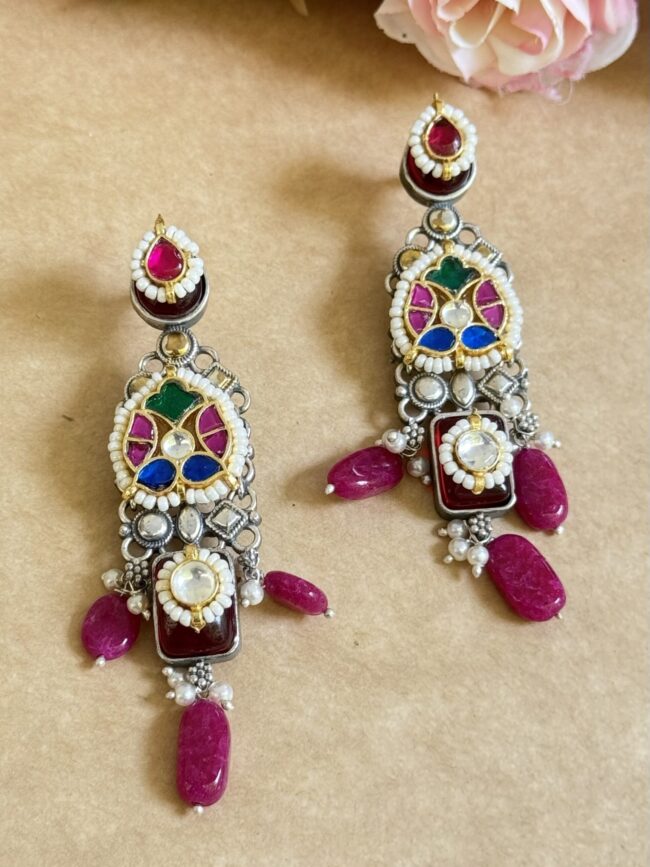 BANI PACHI KUNDAN EARINGS