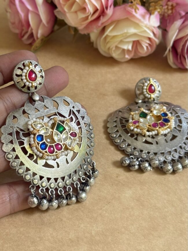 MIRZA PACHI KUNDAN EARINGS