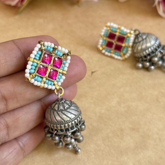 CHAURAS PACHI KUNDAN EARINGS